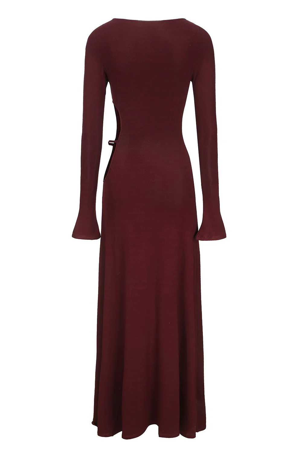 Peng Tai 24 Autumn and Winter Ultra-long Asymmetric Hollow Dress PT-PTW24C02-2 - Image 8
