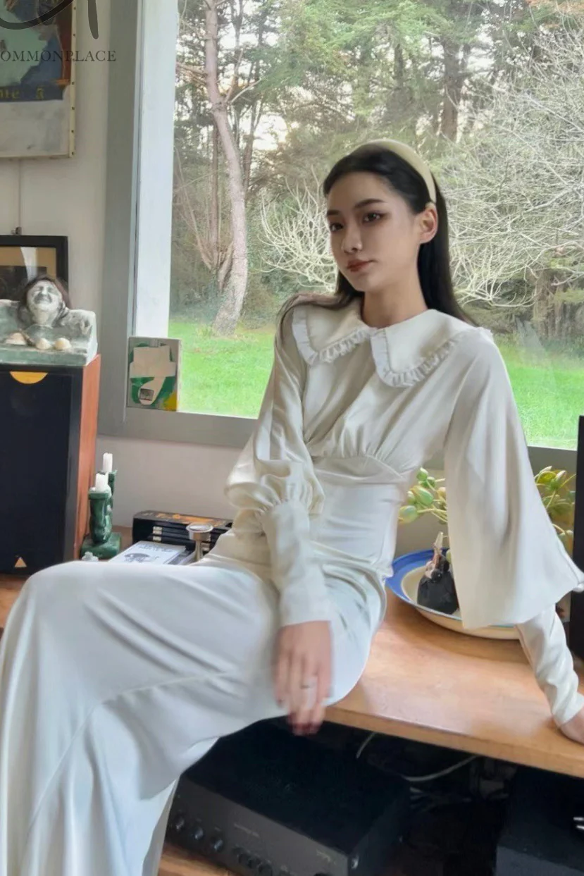 Peng Tai 24 Autumn and Winter Velvet Long Dress PT-PTW24C01-1 - Image 12