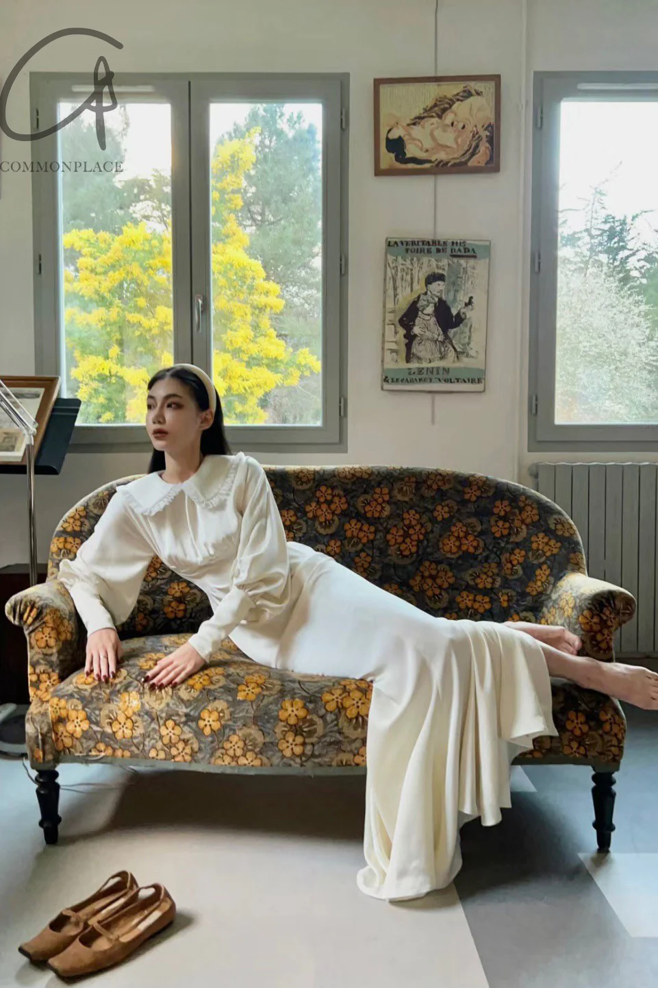 Peng Tai 24 Autumn and Winter Velvet Long Dress PT-PTW24C01-1 - Image 17