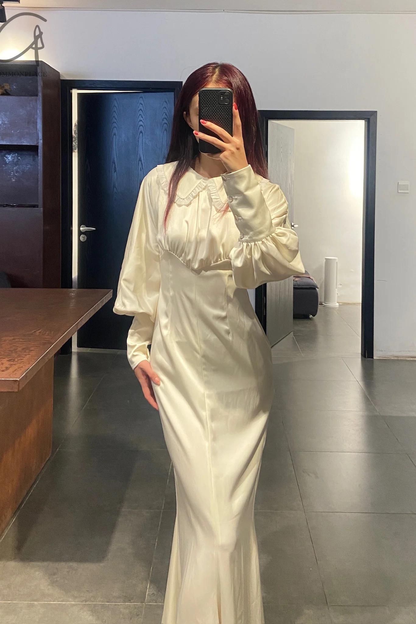 Peng Tai 24 Autumn and Winter Velvet Long Dress PT-PTW24C01-1 - Image 18