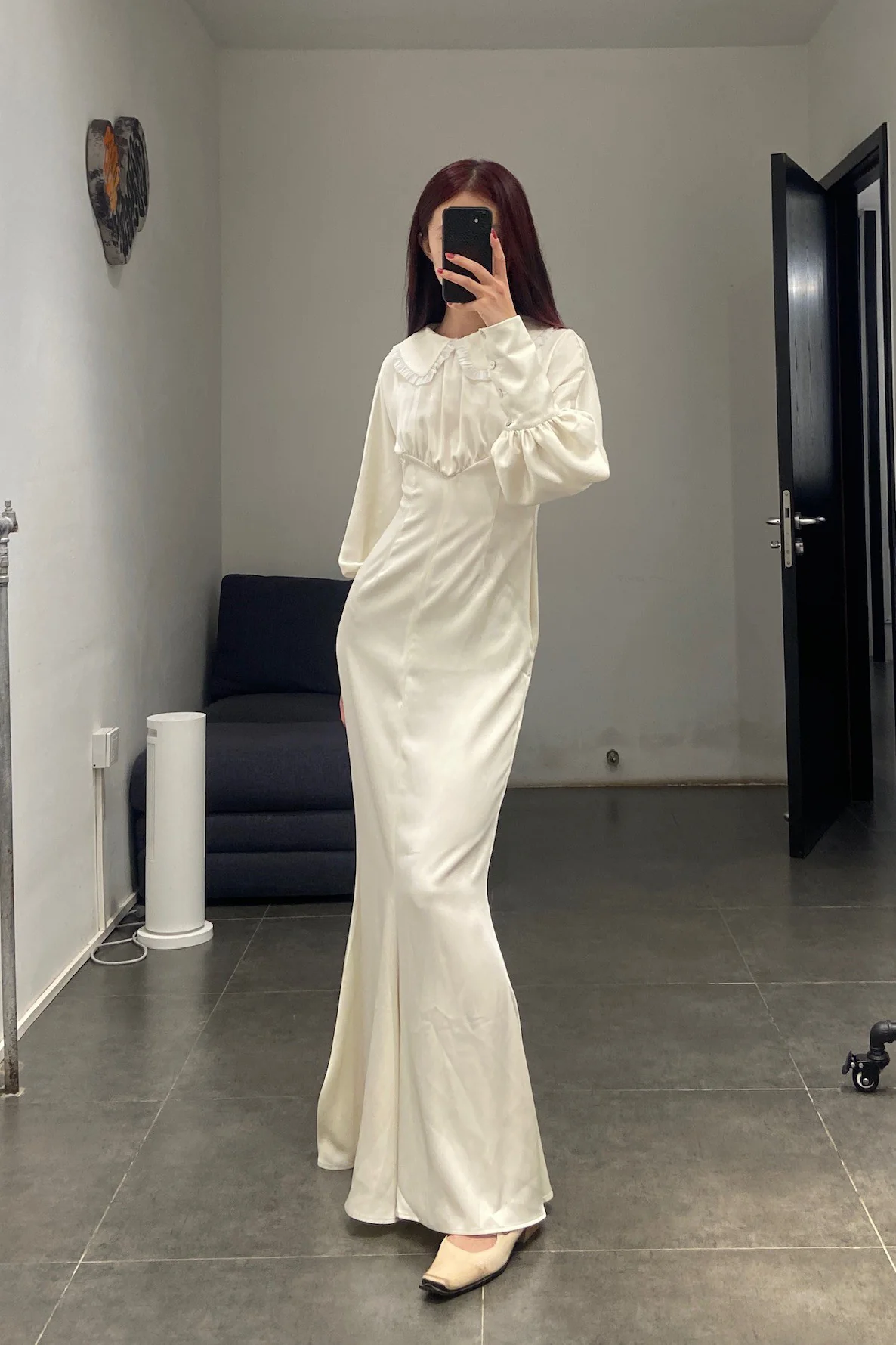 Peng Tai 24 Autumn and Winter Velvet Long Dress PT-PTW24C01-1 - Image 19