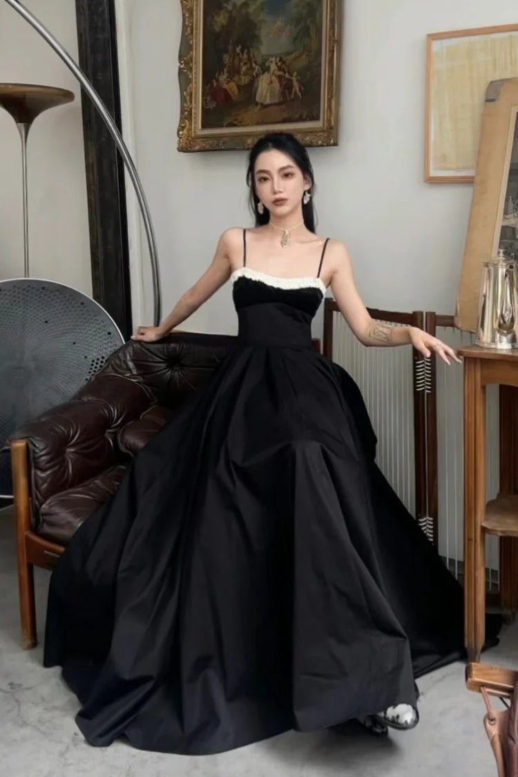 Peng Tai 24 Fall/Winter Printed Pleated Maxi Dress PT-PTW24C18-2 - Image 15