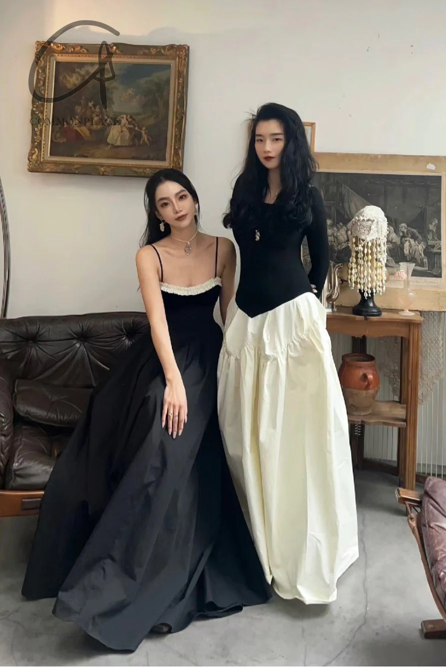 Peng Tai 24 Fall/Winter Printed Pleated Maxi Dress PT-PTW24C18-2 - Image 18