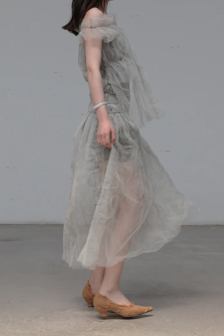 Peng Tai mesh stretch top W21018 - Image 4
