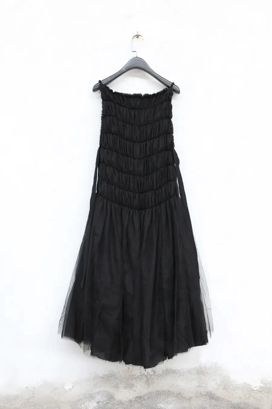 peng tai wide loose dress with side collar S20077 PT000 - Image 4