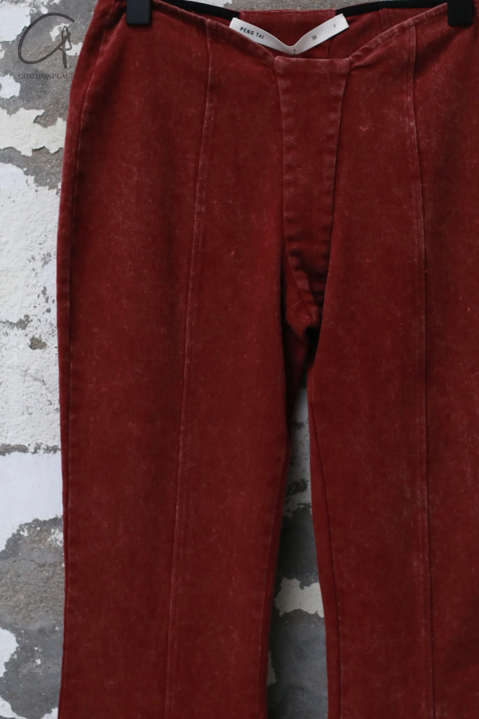 PengTai 24 Autumn and Winter Gradient Dyed Denim Flared Pants PT-PTW24D03-2-HJH - Image 4