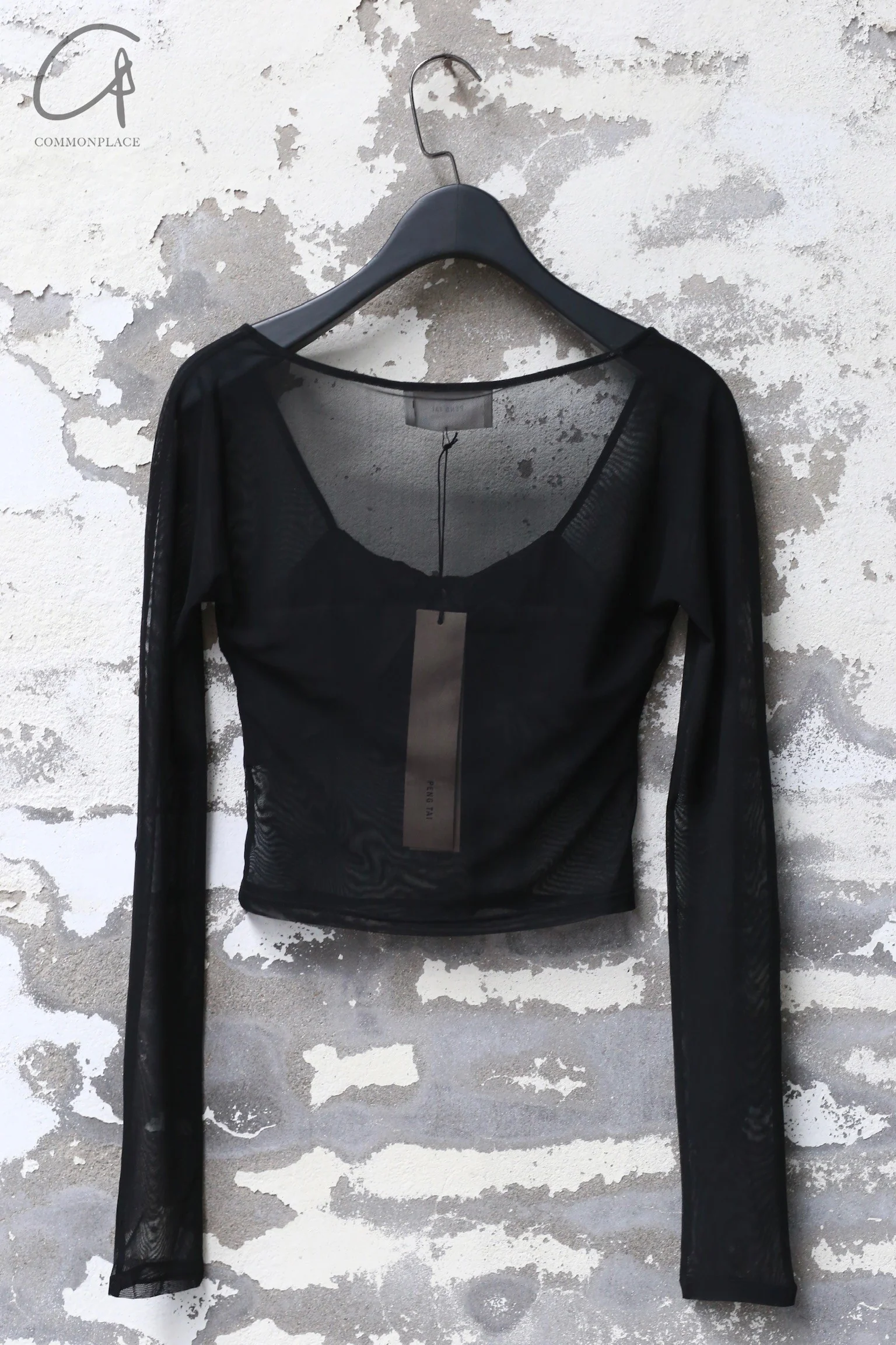 PengTai 24 Autumn and Winter Pleated Mesh Long Sleeve Top PT-PTW24A04-1 - Image 7