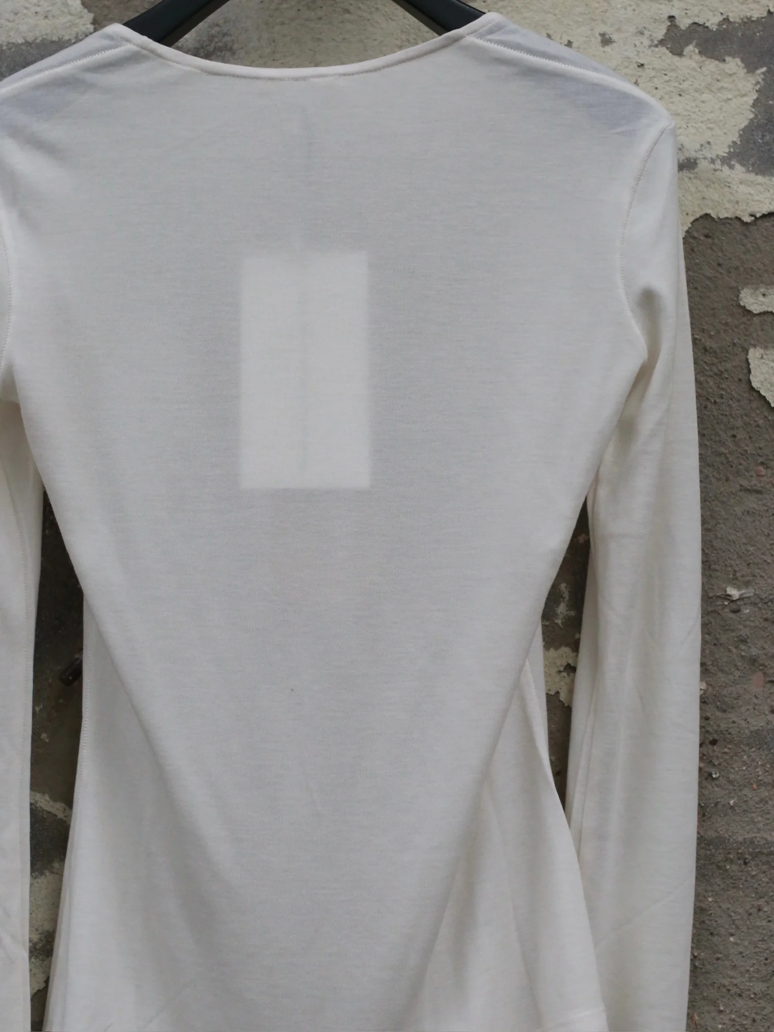 Pengtai 25 Autumn/Winter Square Neck Long Sleeve T-Shirt PT-PW25A01-3-BEIGE PW25A01 - Image 3