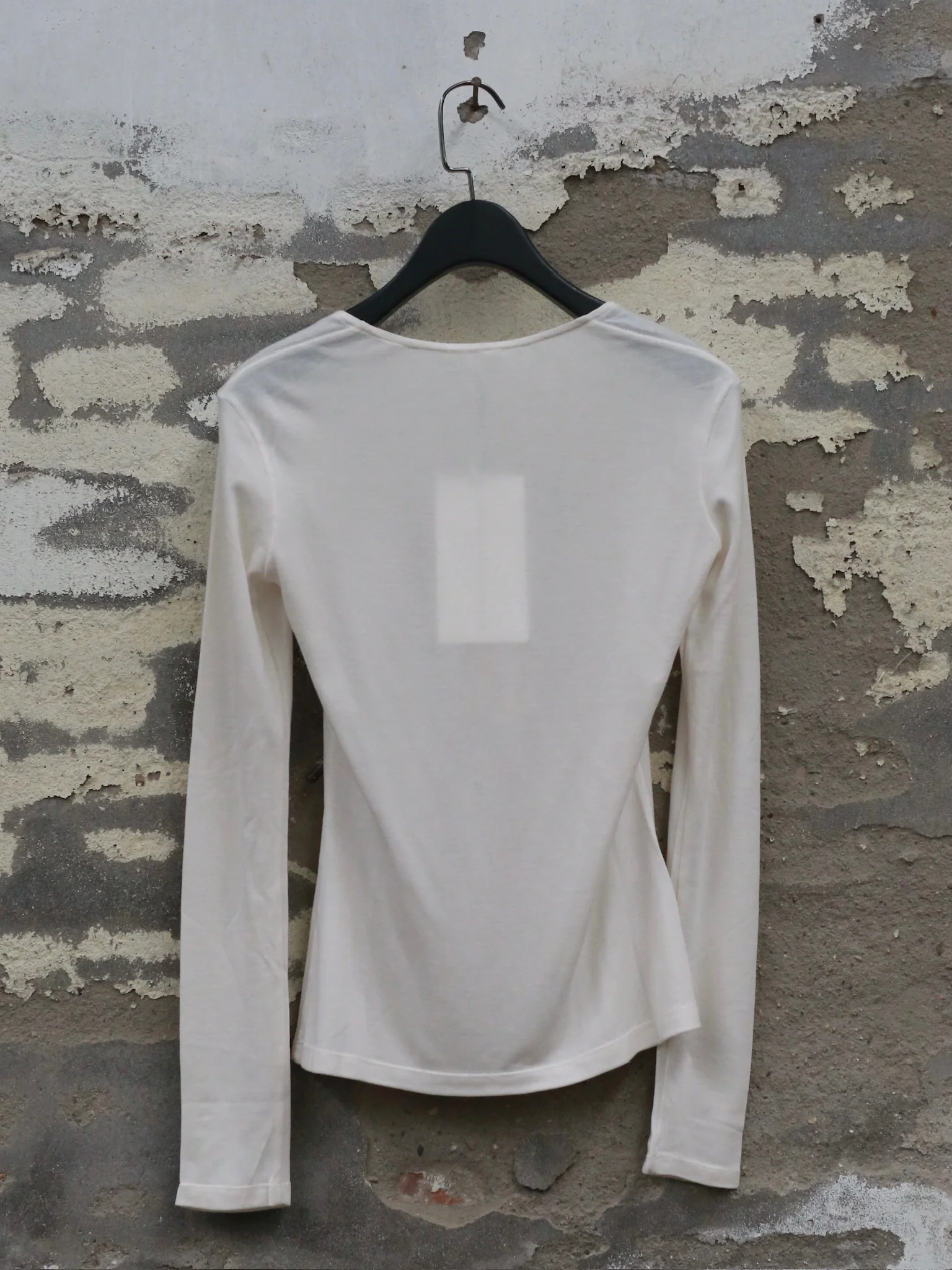 Pengtai 25 Autumn/Winter Square Neck Long Sleeve T-Shirt PT-PW25A01-3-BEIGE PW25A01 - Image 4