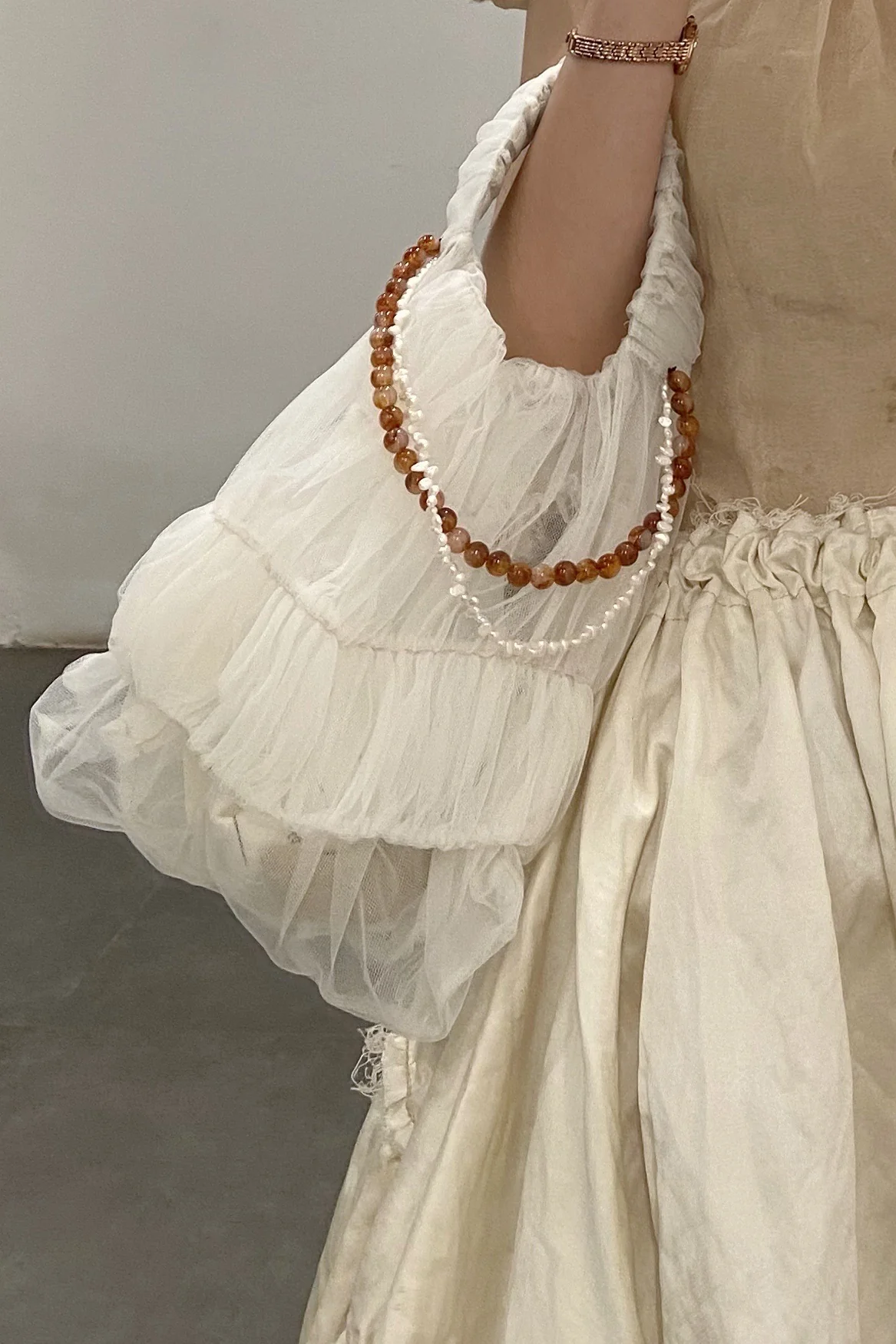 pengtai A21032 Mesh pearl bag - Image 6