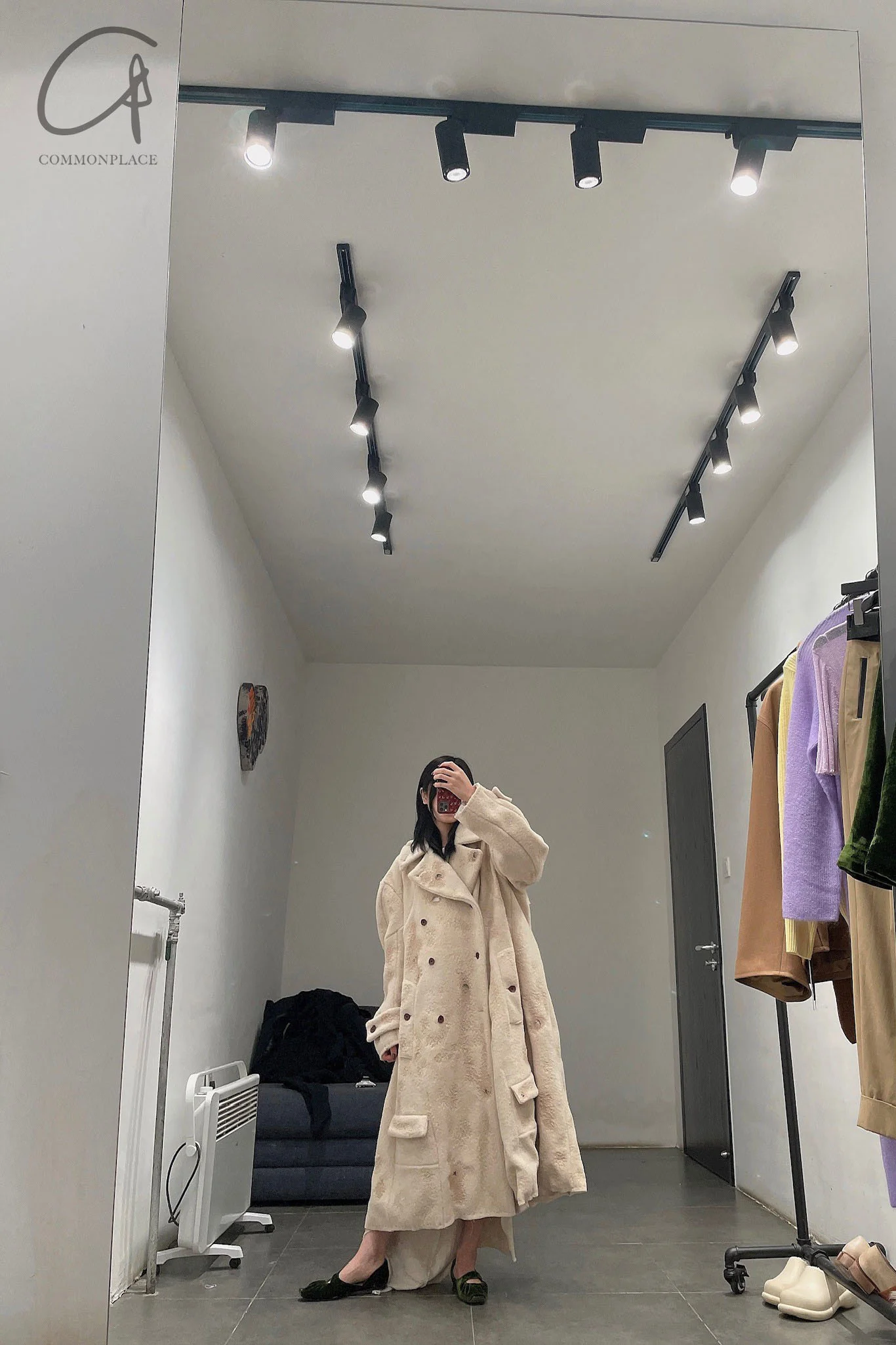 Pengtai body structure burn effect double breasted wool coat MW21027 - Image 25