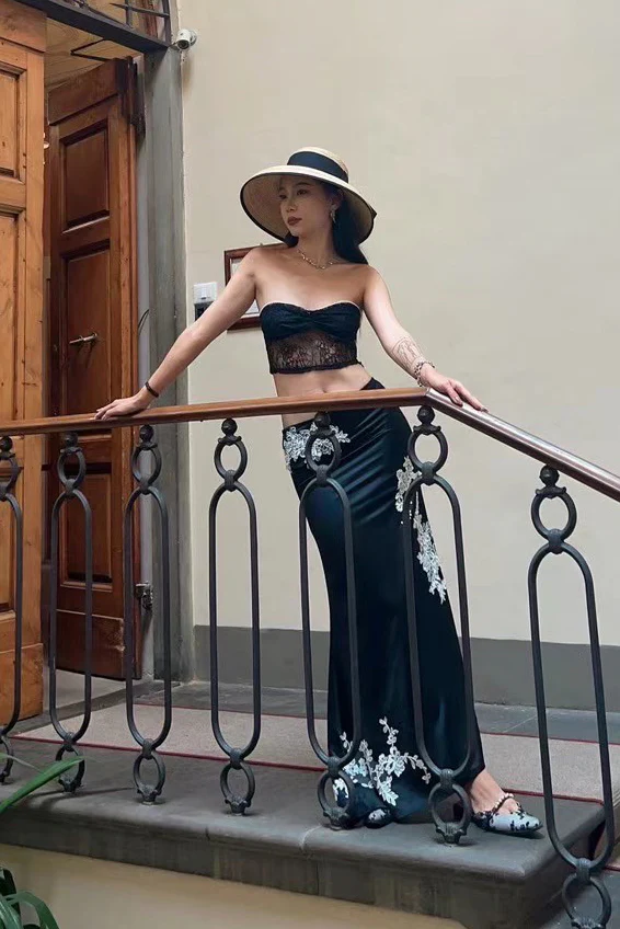 Peng tai 24 spring and summer breathable long skirt series PT-PTS24B02-3-MHLB - Image 21