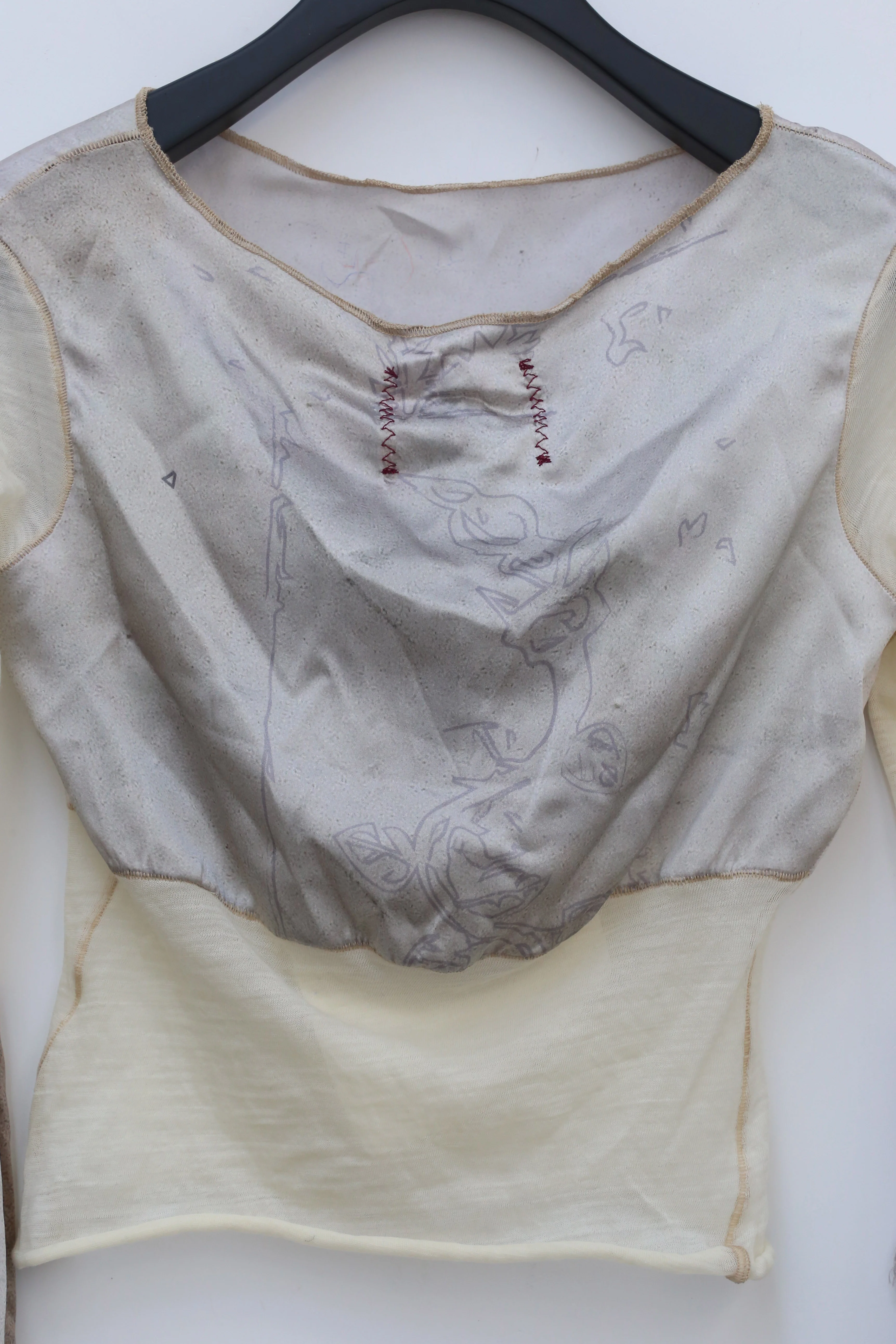 Peng Tai Cashmere mulberry silk printed top S21021 - Image 11