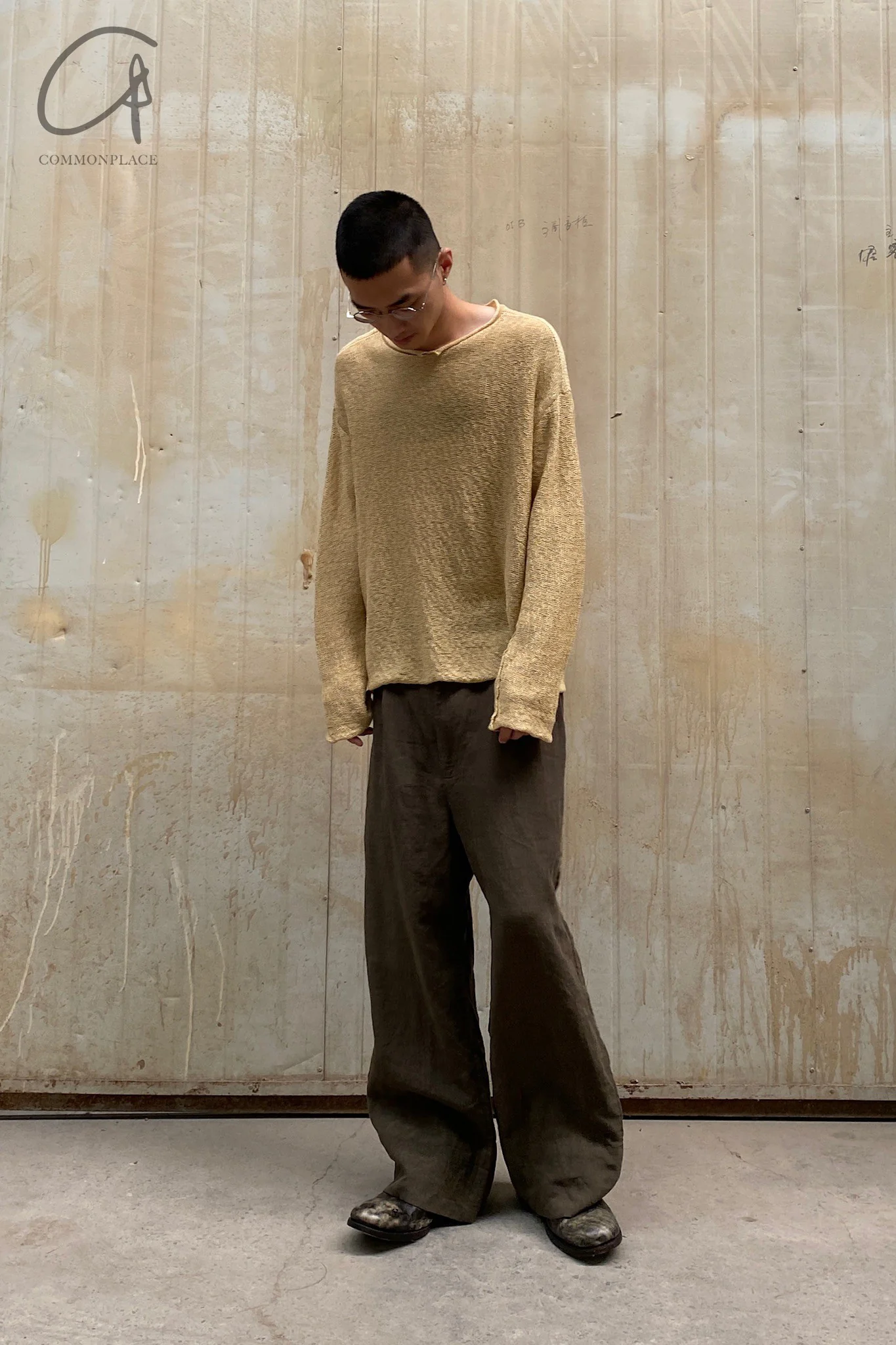 pengtai casual pants PTS22M09-3 Frost grey PTS22M09 - Image 5