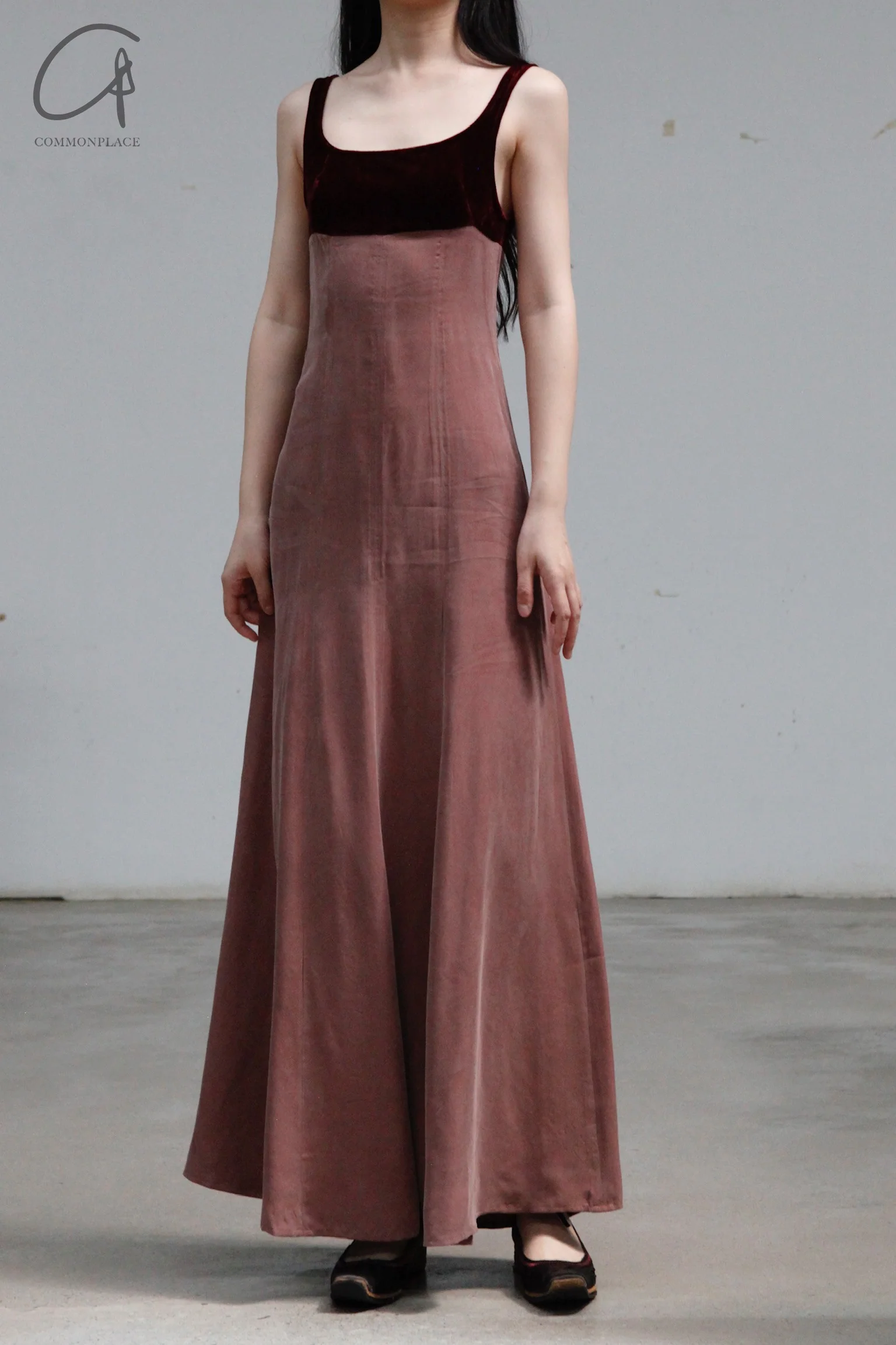 pengtai copper velvet dress PTS23C04-1