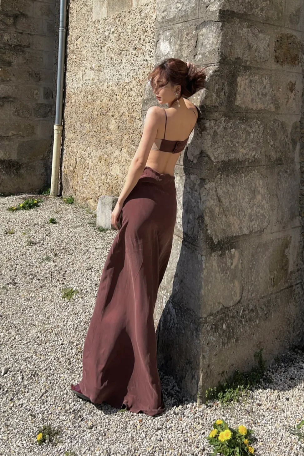 pengtai copper velvet suspender skirt PTS23C02-1 (PTS23C02) - Image 11