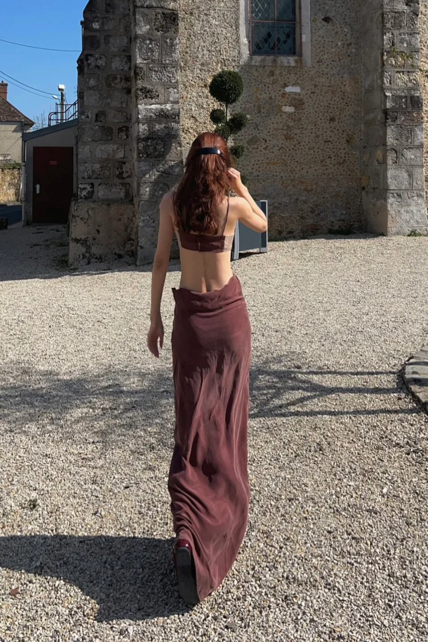 pengtai copper velvet suspender skirt PTS23C02-1 (PTS23C02) - Image 13