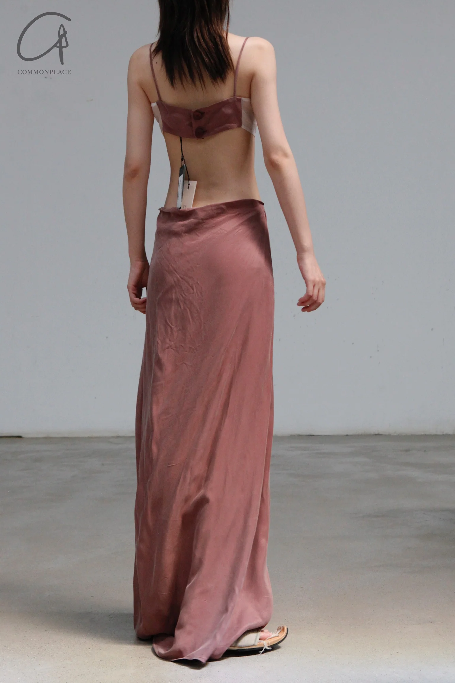 pengtai copper velvet suspender skirt PTS23C02-1 (PTS23C02) - Image 2