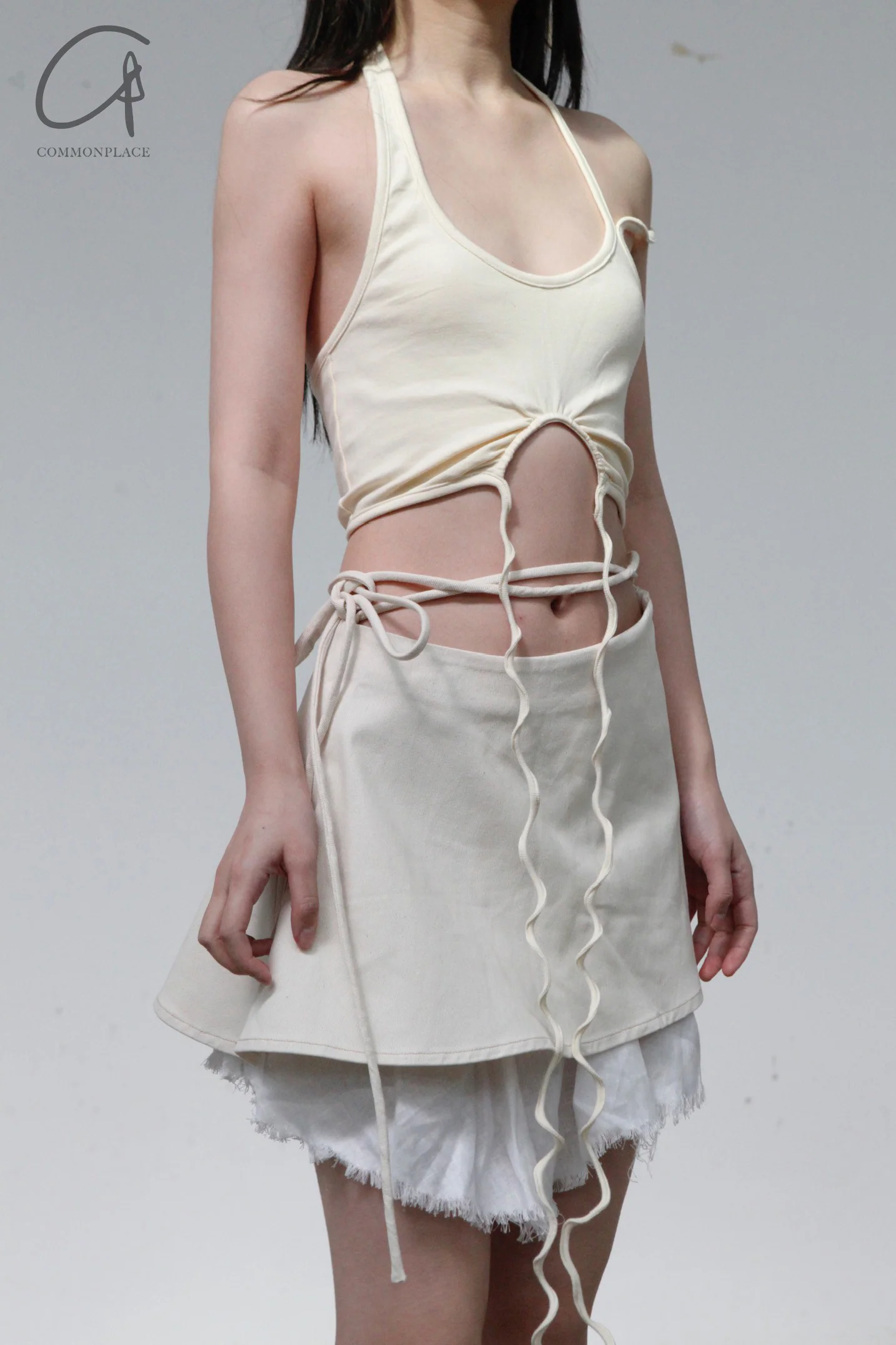pengtai cotton round rope vest PTS23A02-1 vanilla ( PTS23A02) - Image 4