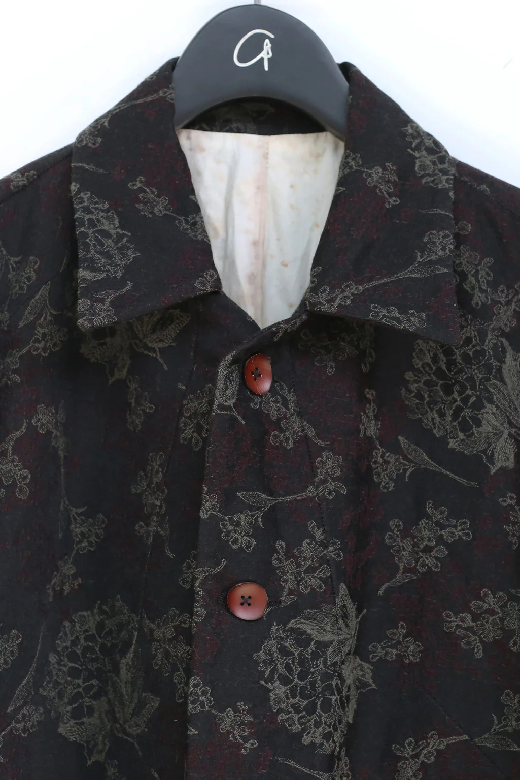 Peng Tai Body curve & knee shaped cotton jacquard working coat M017 - Image 9