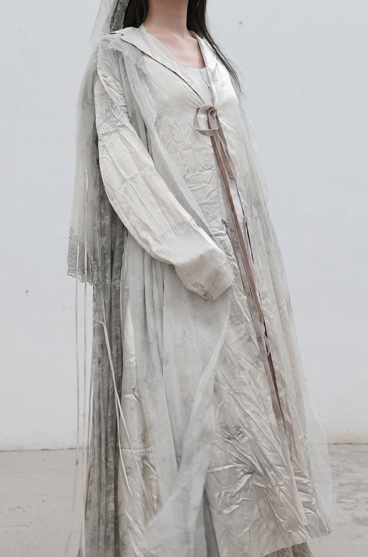 pengtai custom wormwood dyed wedding dress W21105 - Image 3