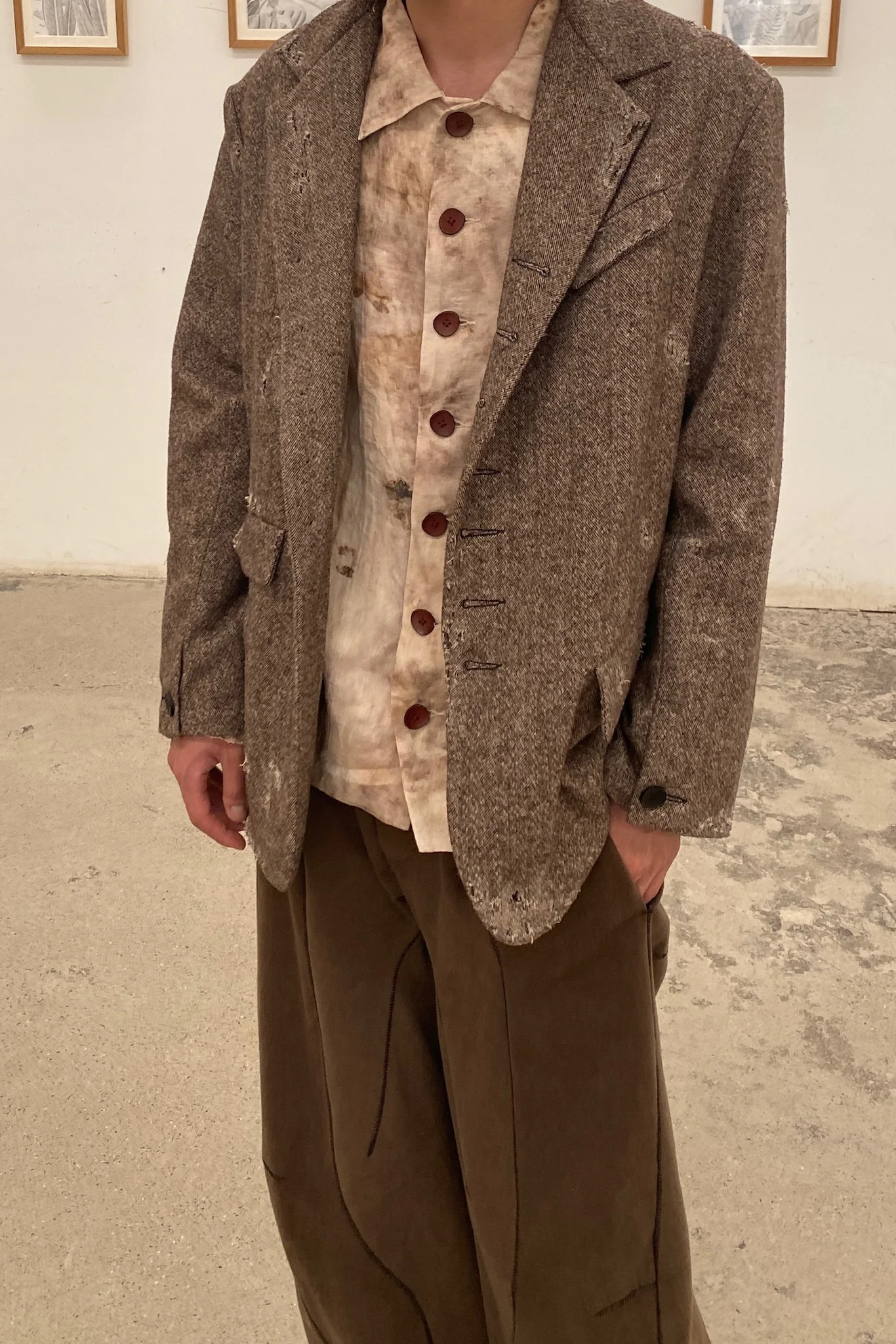 pengtai deliberately worn suit PTW22M06-1 (PTW22M06) - Image 2