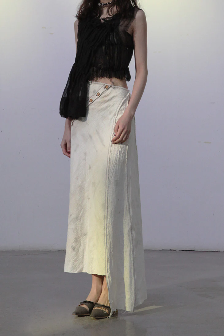 pengtai double-sided sleeveless irregular top S20032 PPT212 - Image 2