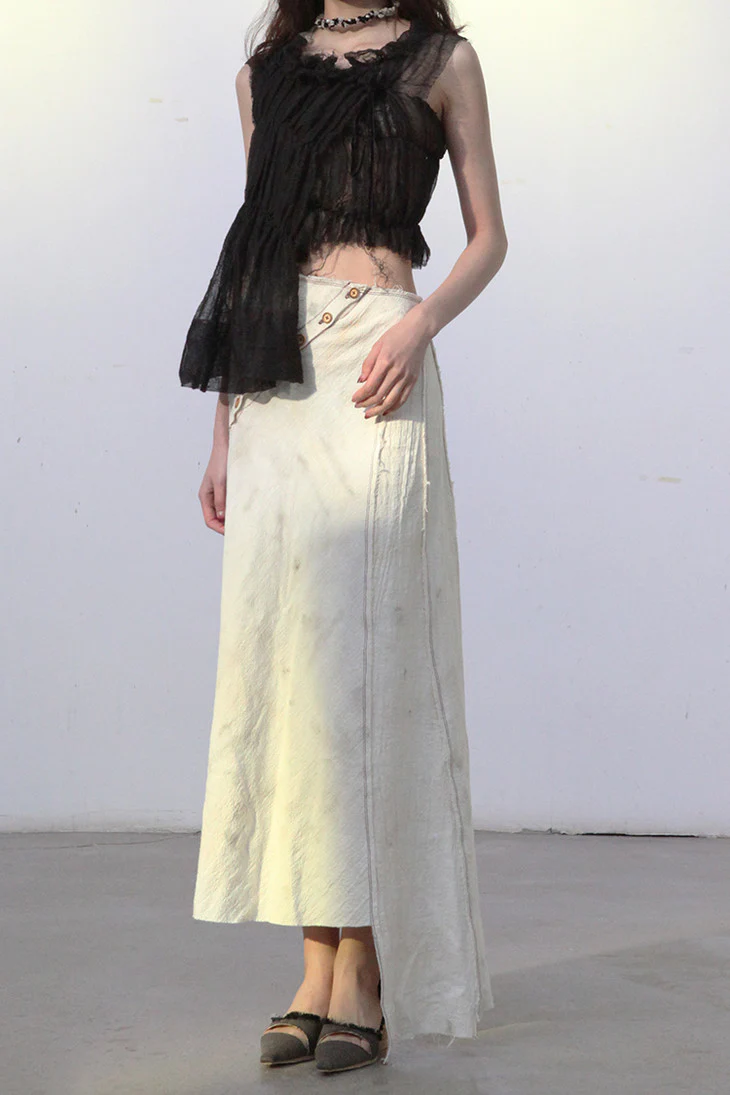 pengtai double-sided sleeveless irregular top S20032 PPT212 - Image 4