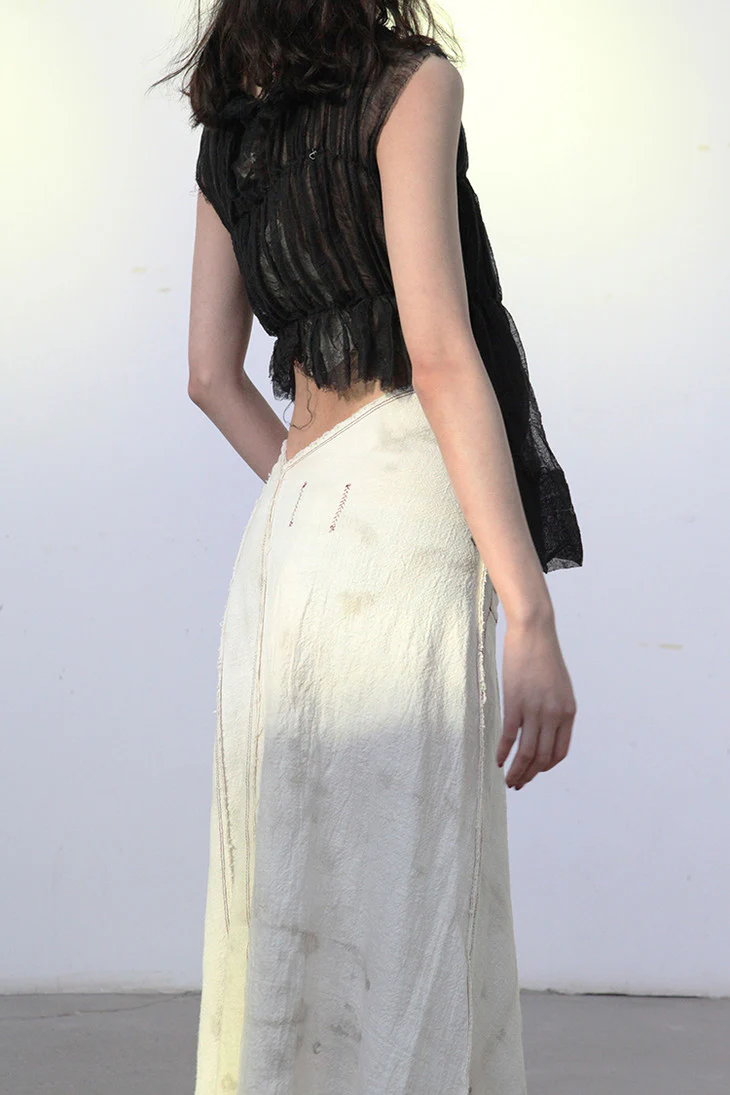 pengtai double-sided sleeveless irregular top S20032 PPT212 - Image 5