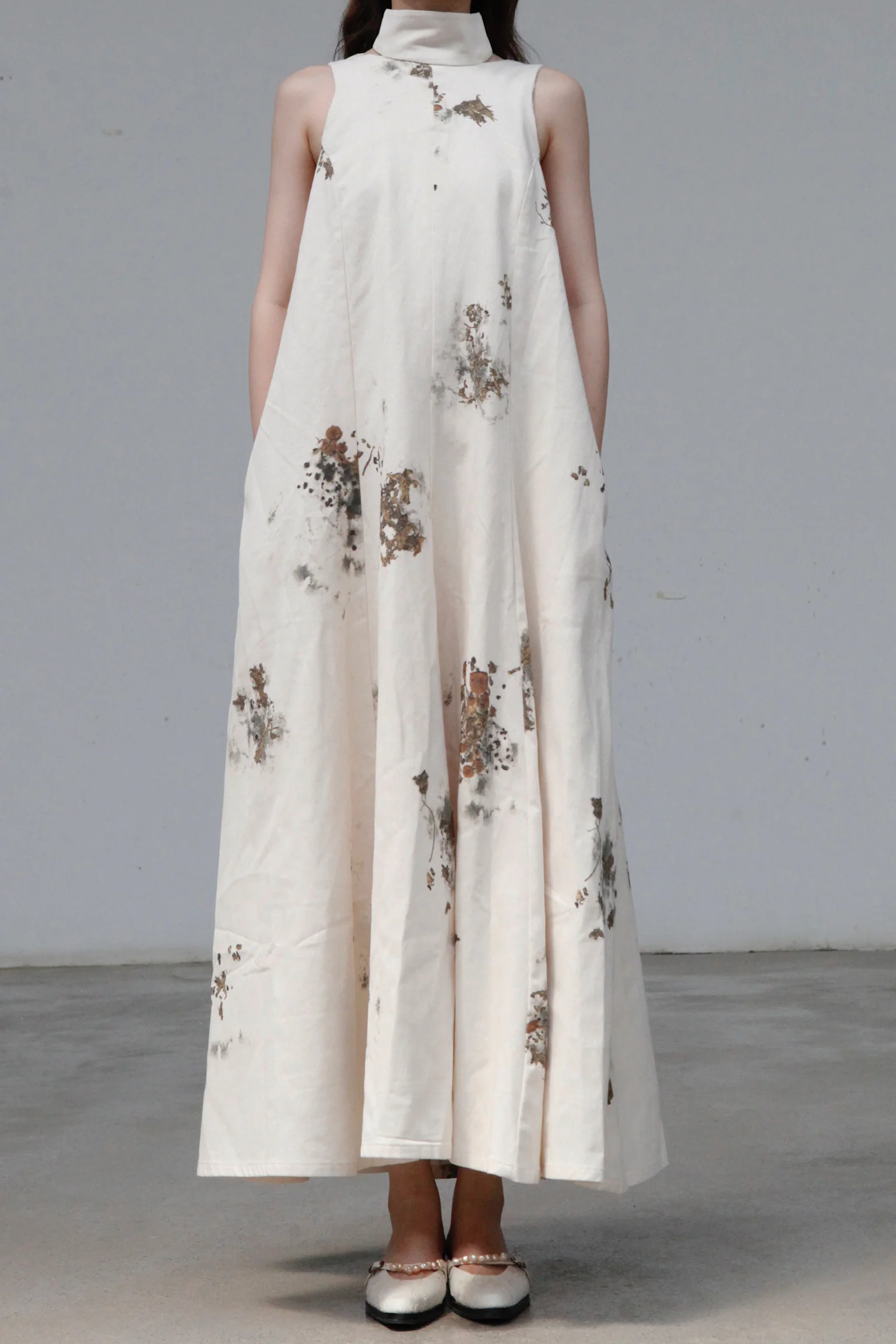pengtai drug dyed printed dress PTW23C08-1