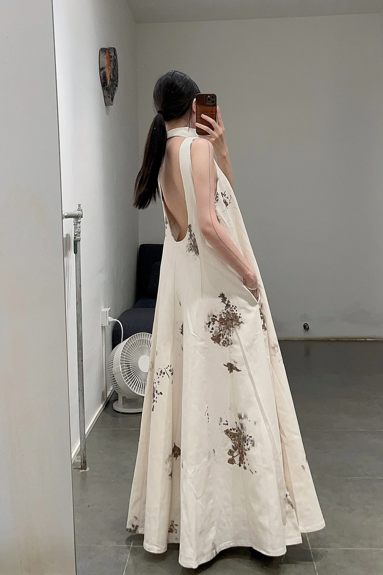 pengtai drug dyed printed dress PTW23C08-1 - Image 11