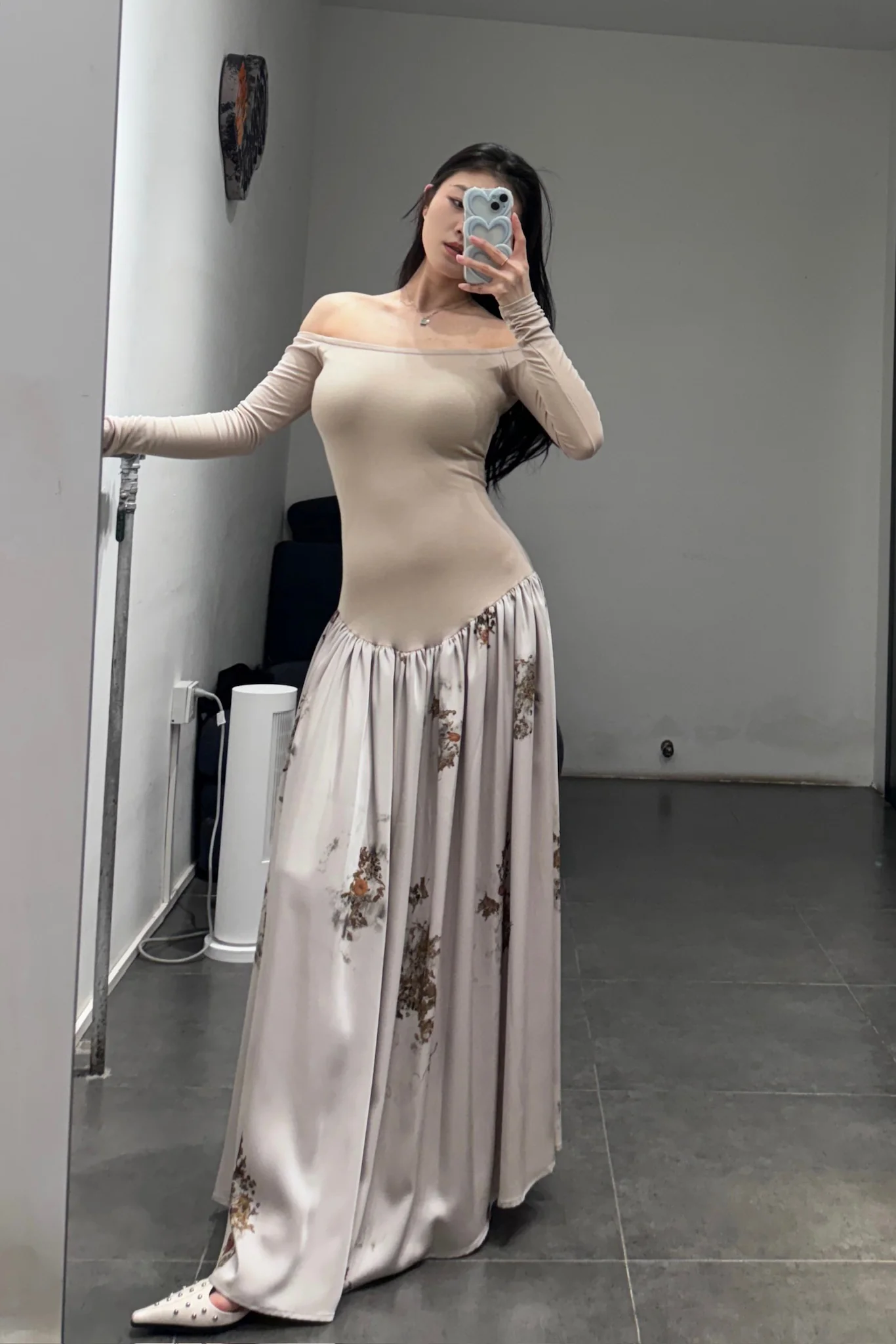 pengtai drug dyed printed strapless large dress PT-PTW23C05-3-0 - Image 12