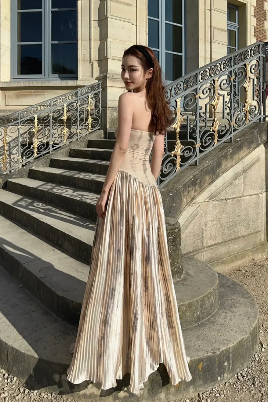 PengTai 23 Spring/Summer Silk Knitted Coconut Sun Dress PT-PTS23C10-1-0-SYD - Image 9