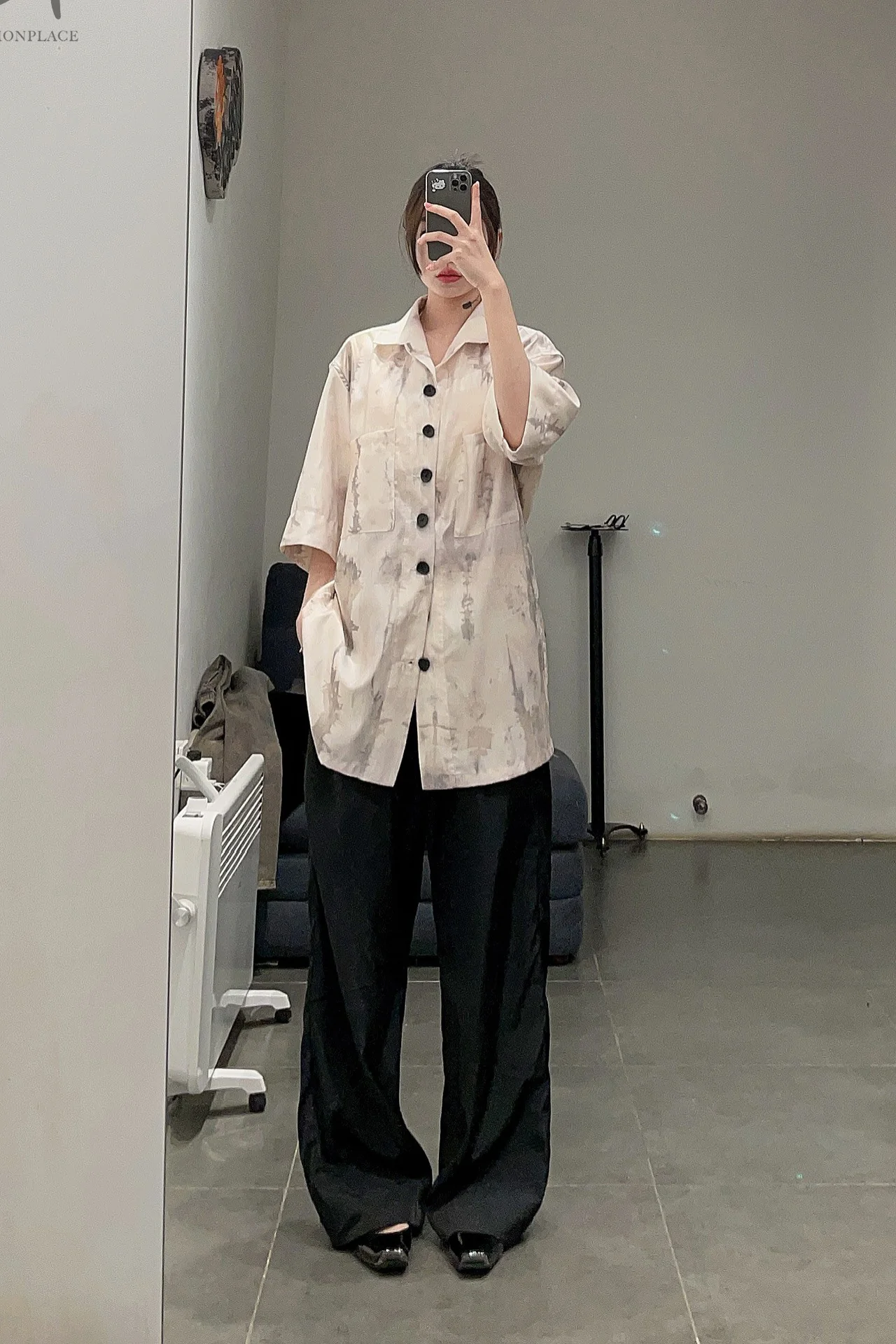 pengtai dyeing real silk button work shirt PTS23M06-2 - Image 12