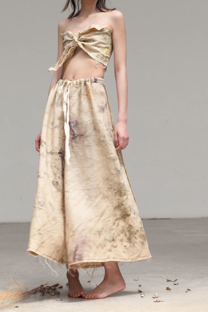 pengtai flower dyed loose pants II10027 PPT100 - Image 6