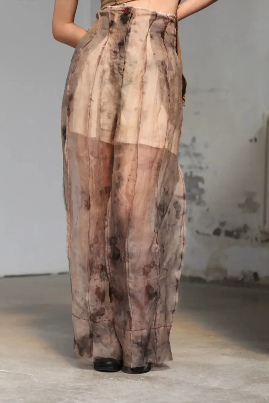 Peng Tai Classic High Waist Loose Casual Pants Series Collection PT-III9015-HUA Pattern PPT111 - Image 11