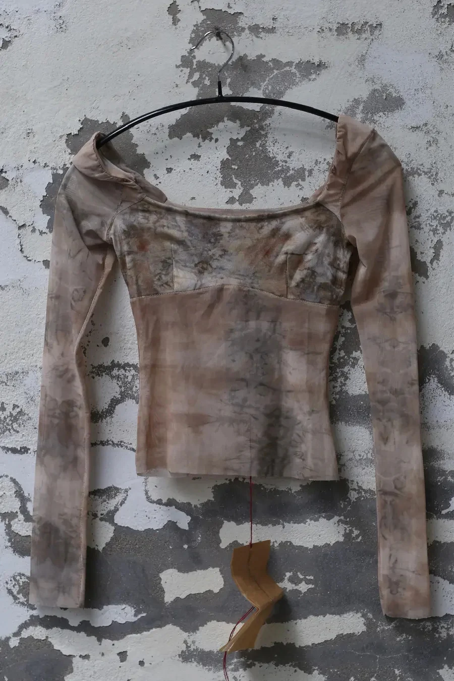 pengtai flower dyed stretch top PT-PTW22A10-1-0 （PTW22A10） - Image 5