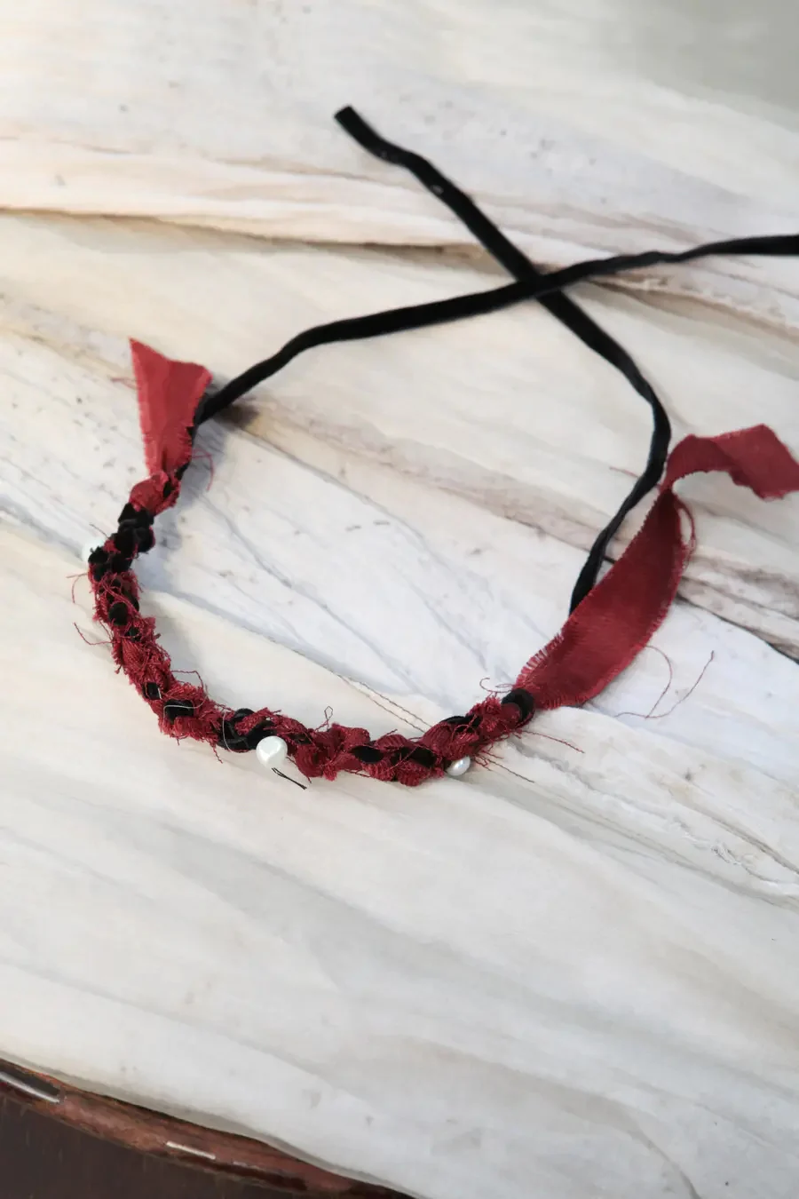 Peng Tai hair band (dark red) S20219 - Image 2