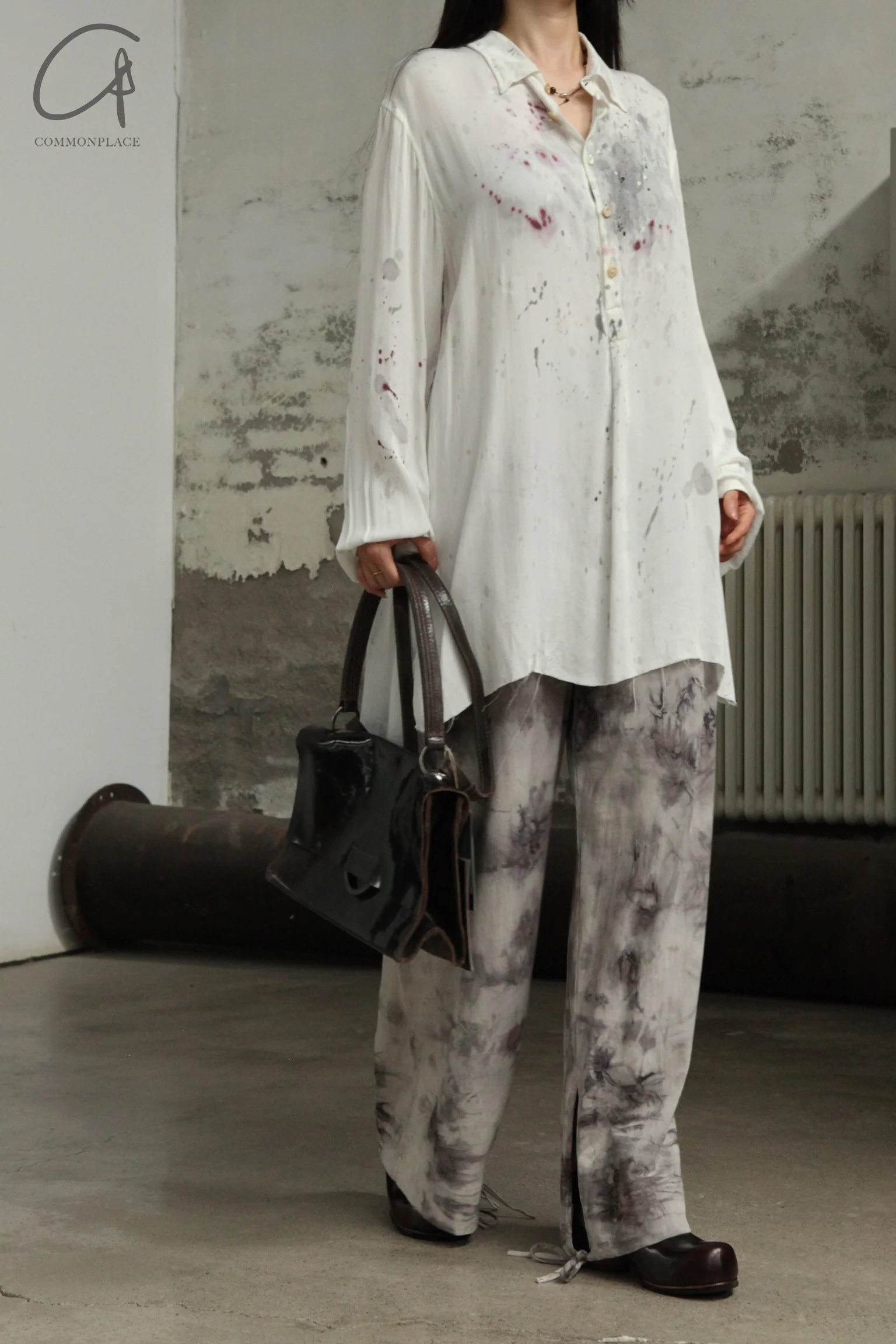 pengtai hand-dyed comfortable casual pants MRW23D02 - Image 8