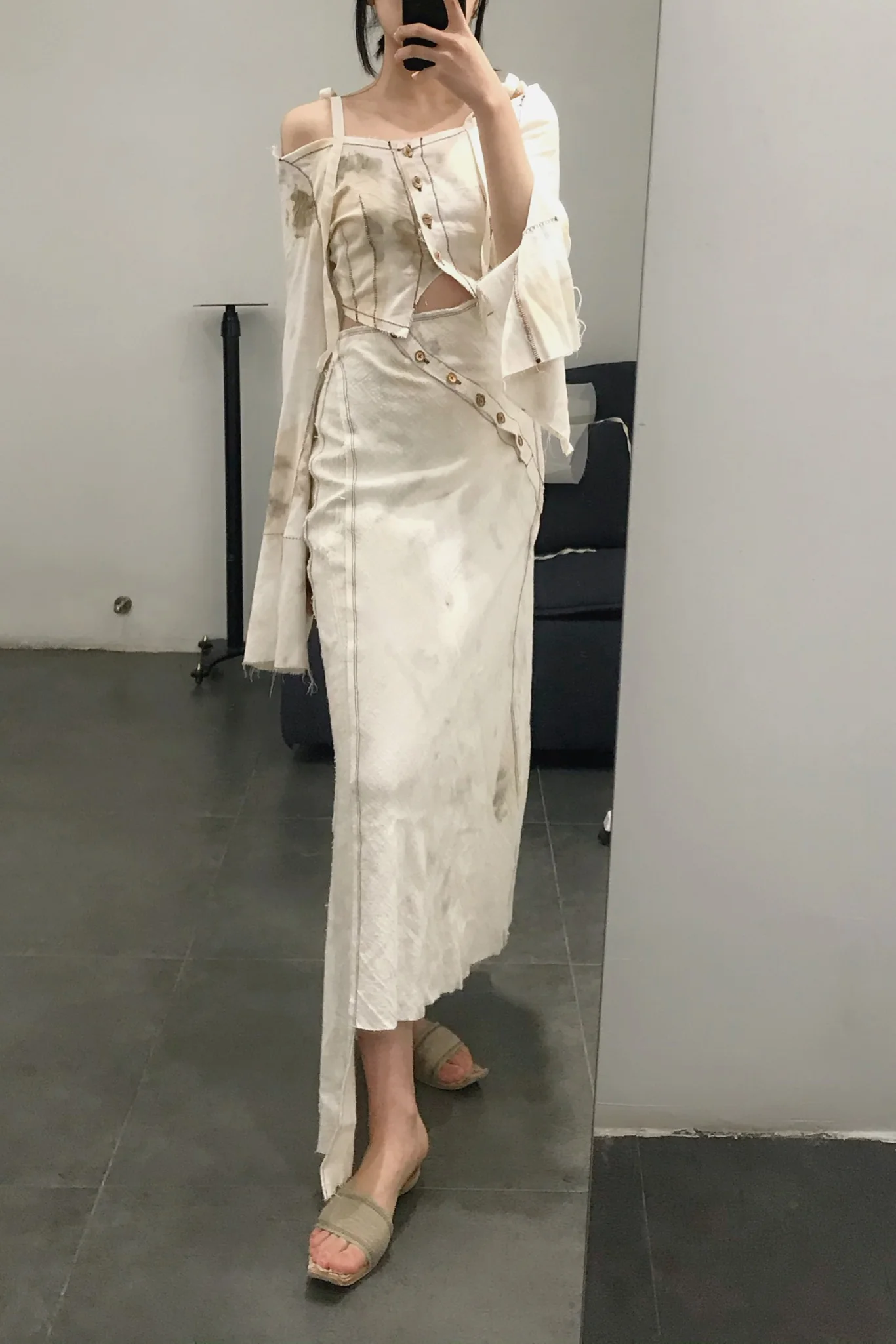 Peng Tai HAND DYED HIGH WAIST DRESS S20105 - Image 16
