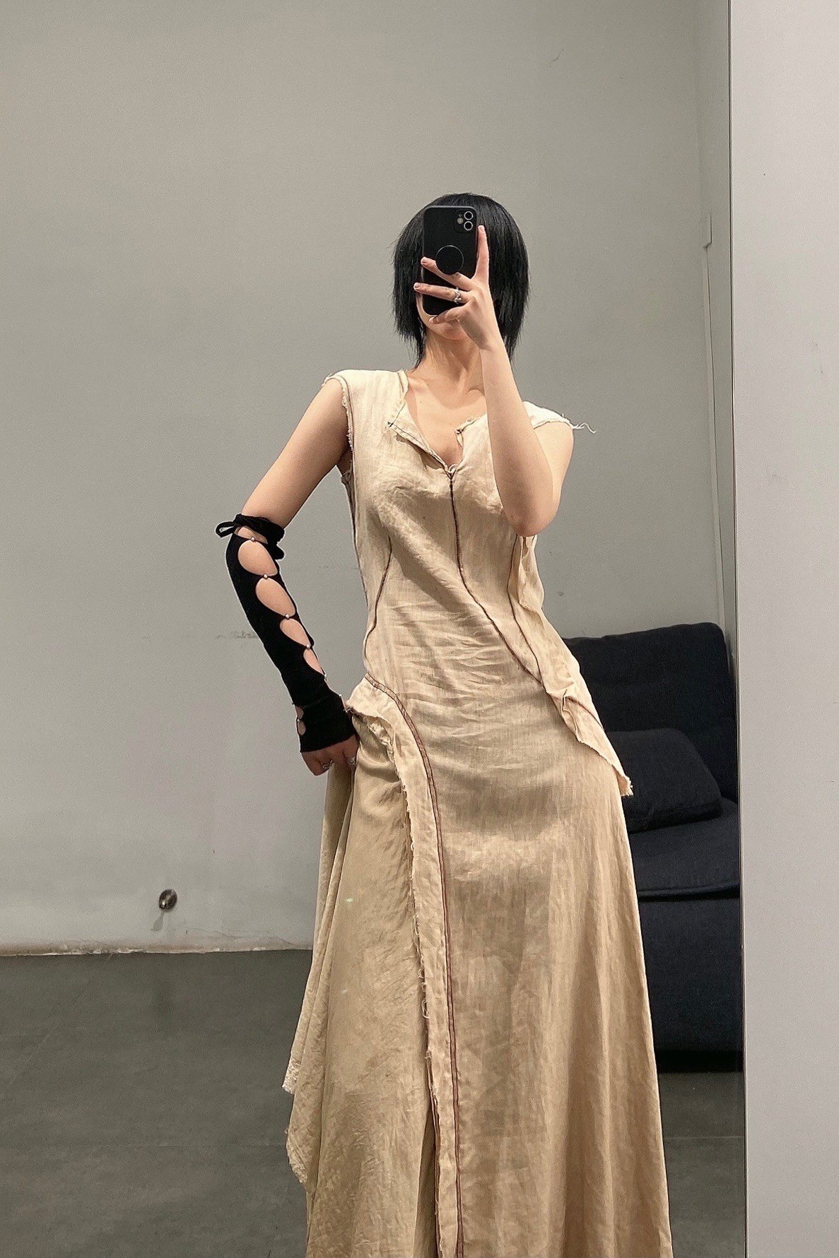 Peng Tai HAND DYED PANELLED DRESS S20091 - Image 24
