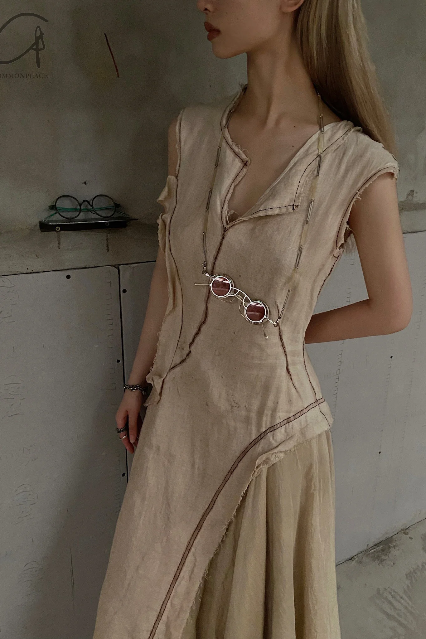 Peng Tai HAND DYED PANELLED DRESS S20091 - Image 4