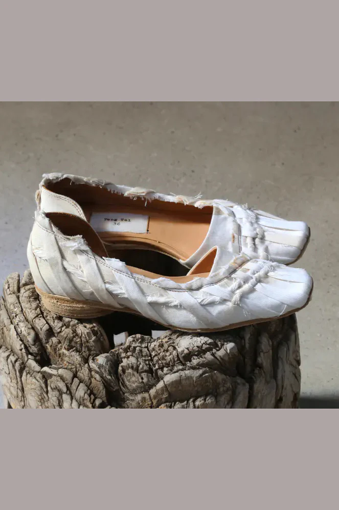 Peng Tai Handmade Shoes Series II PT-W20167-MI 9 Beige PPT2014 - Image 9