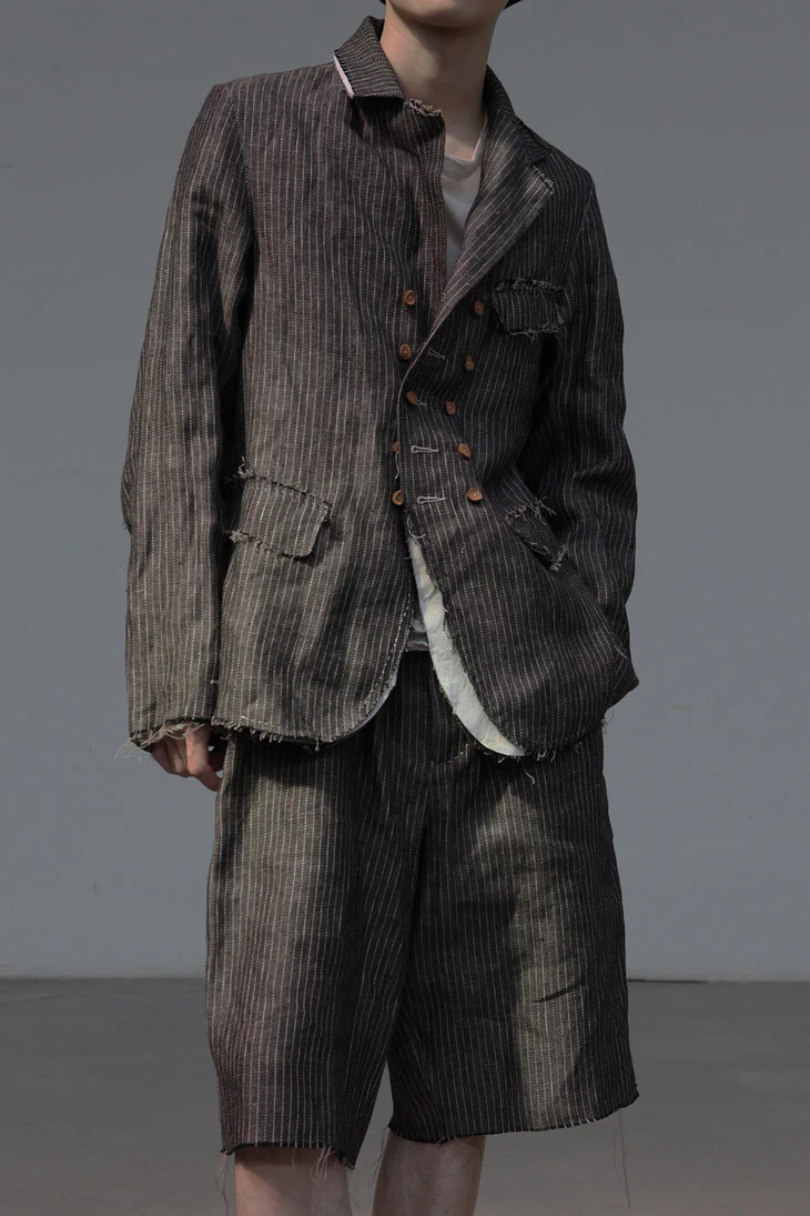 pengtai hand-stitched double-breasted jacket S20311 - Image 5