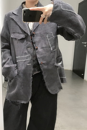 pengtai hand-stitched patch coat PT-S20321-HEI - Image 3