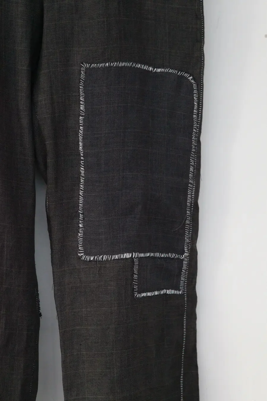 pengtai hand-stitched patch trousers S20305 - Image 13