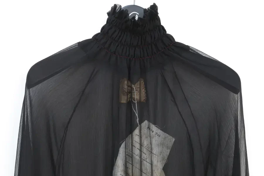 pengtai high neck silk dress W20067 - Image 6