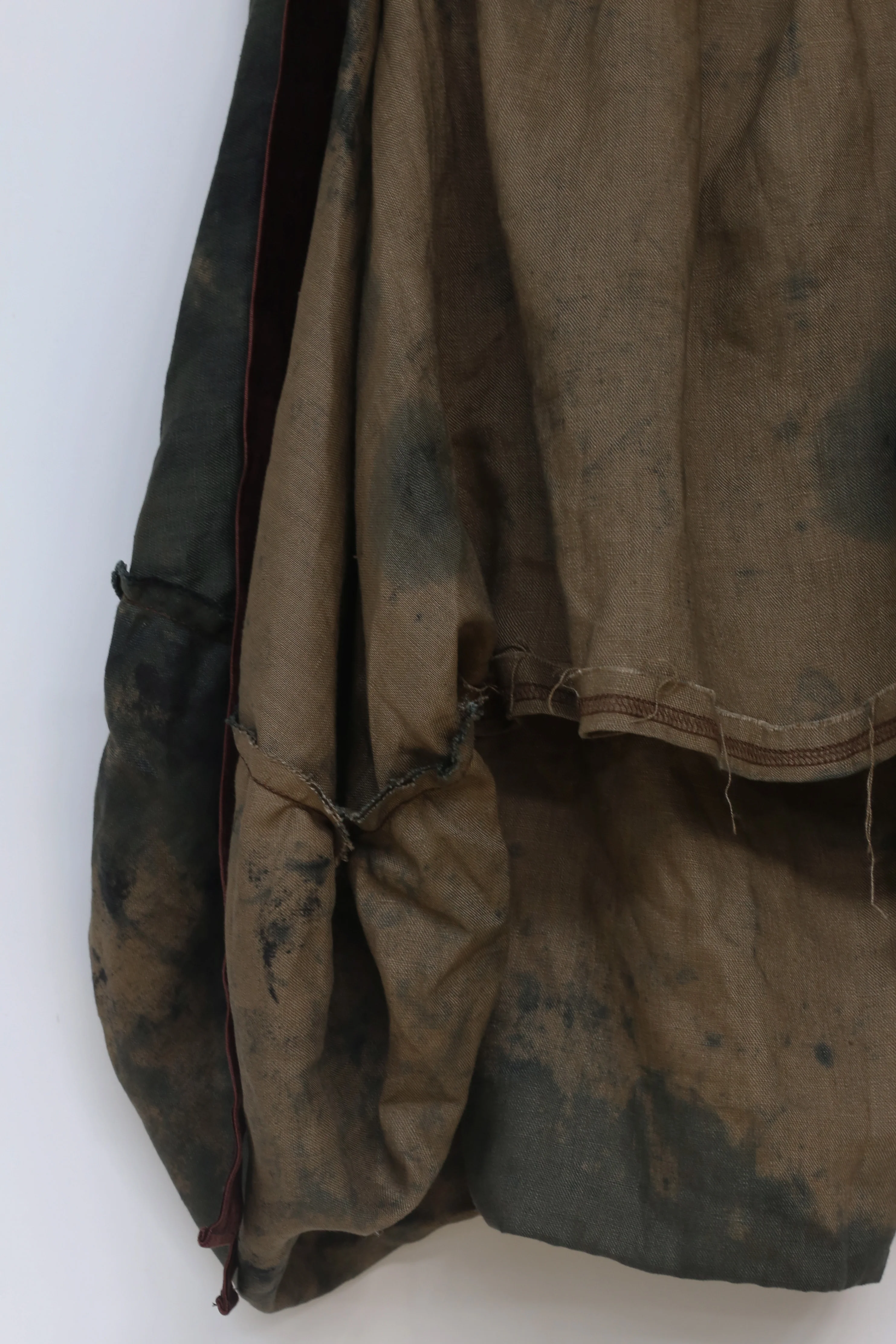 Peng Tai Ink dyed linen Short skirt S21093 - Image 7