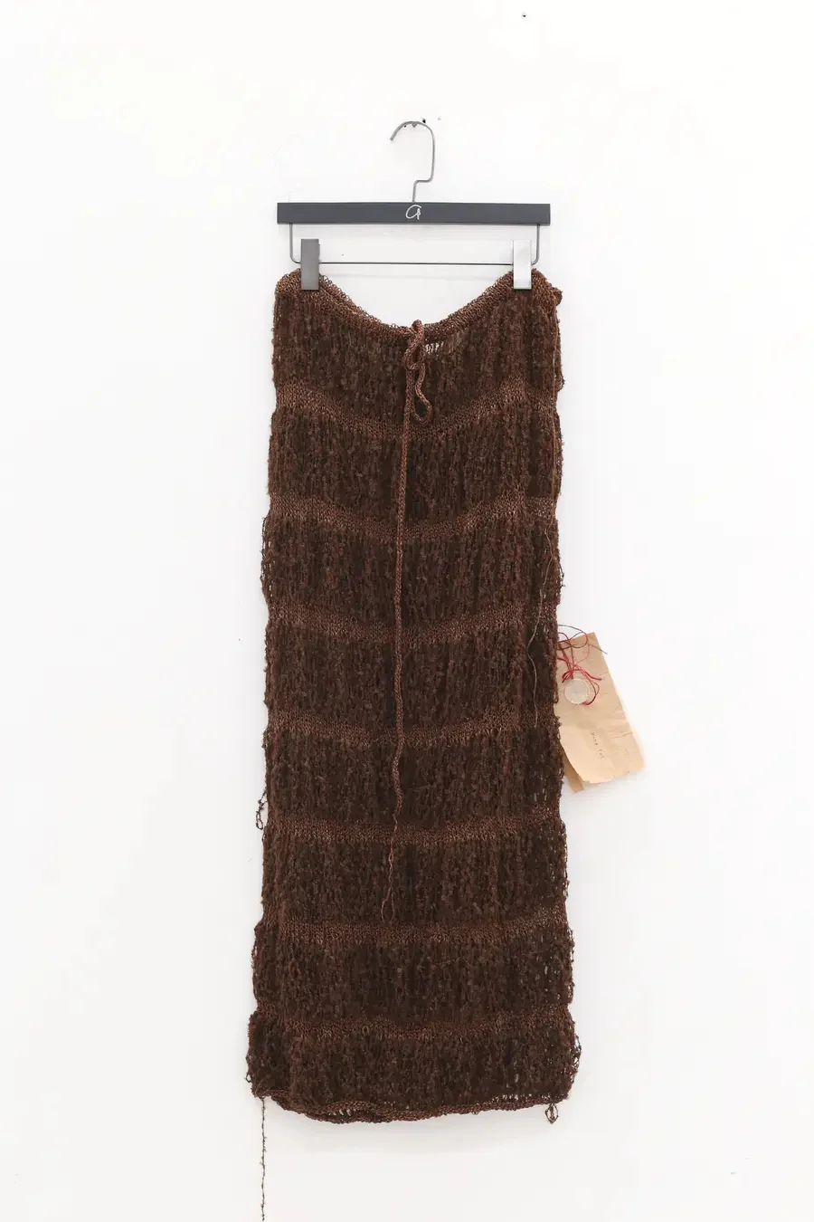 pengtai knitted A-line skirt PTS22E07-2 coffee color - Image 4