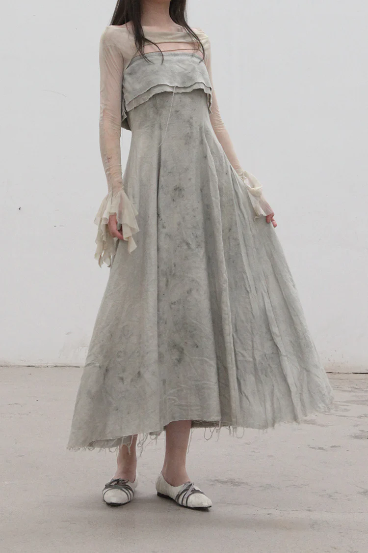 pengtai lace wormwood dyed flat shoes AW21034 PPT24 - Image 11